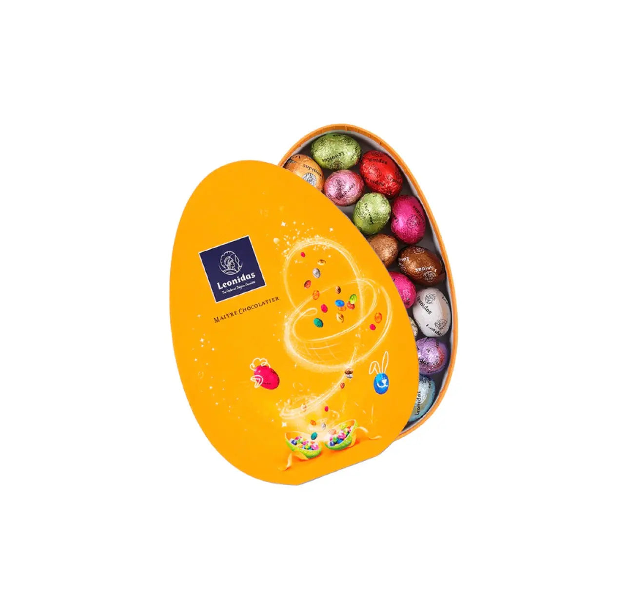 Leonidas Easter Oval Gift box, 30 pc Mini Eggs Assorted Leonidas Kensington