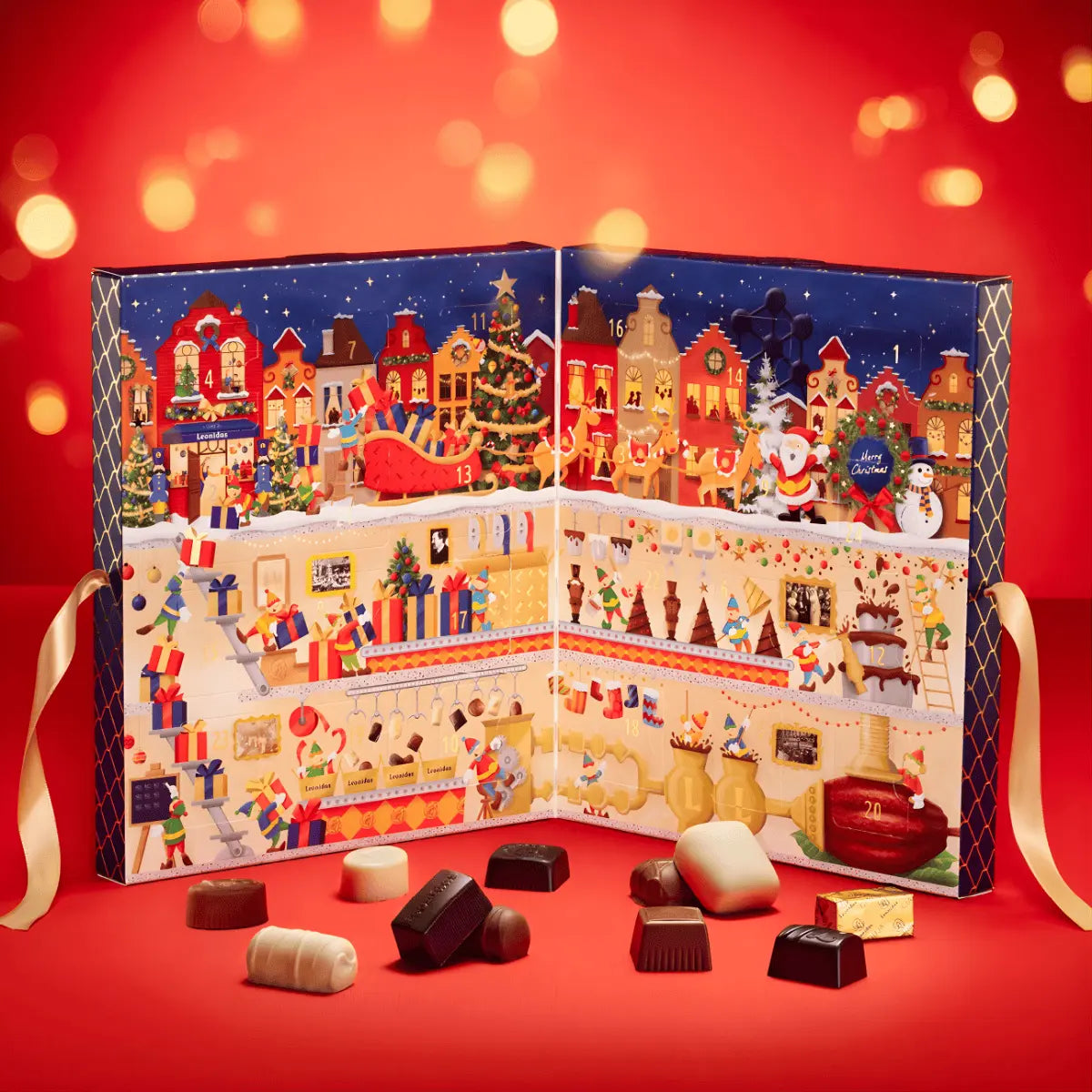 Leonidas Christmas Advent Calendar – Assorted Belgian Chocolates (No Alcohol) Leonidas Kensington