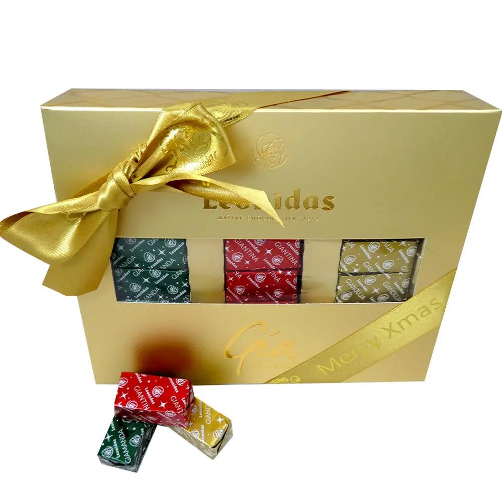 Gianduja, Giantina, Giamanda Christmas Edition – 36pc Milk Praline Selection in a Luxury Gift Box Leonidas Kensington