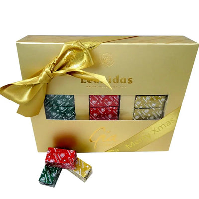 Gianduja, Giantina, Giamanda Christmas Edition – 36pc Milk Praline Selection in a Luxury Gift Box Leonidas Kensington