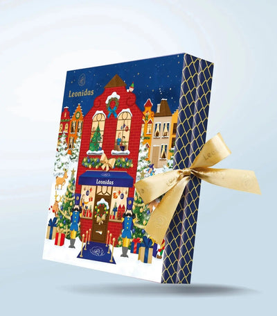 Leonidas Christmas Advent Calendar Assorted Chocolates, 24 Pieces No Alcohol Leonidas Kensington
