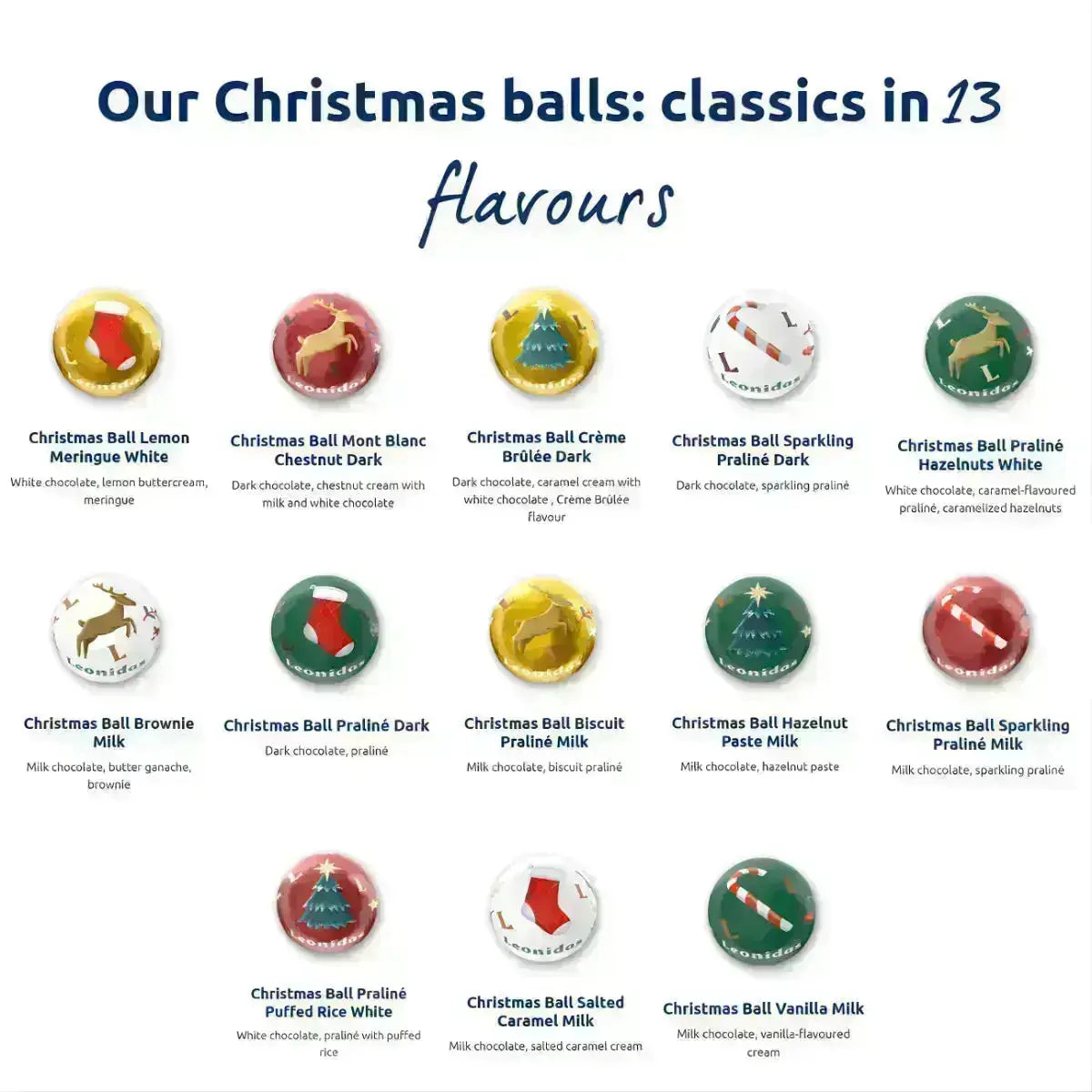 Leonidas Children’s Christmas Advent Calendar – 24 Festive Belgian Chocolates Leonidas Kensington