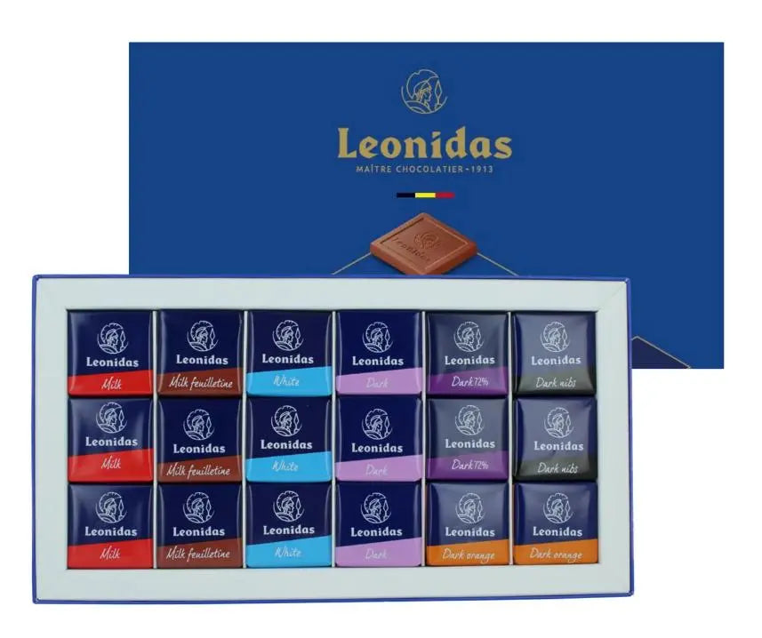 Leonidas Without Gluten Napolitains Gift Box, 54 Pc Leonidas Kensington