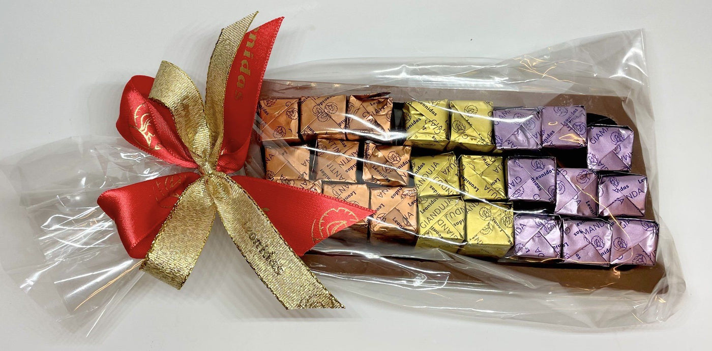 CLICK & COLLECT ONLY - Leonidas Christmas Milk Chocolate Log Filled with Pure Liquors, 370g Approx Leonidas Kensington