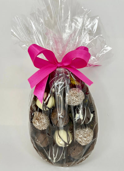 Copy of Leonidas Easter Half Dark Chocolate Egg Filled With Pure Liquid Liquors, 275g Approx Leonidas Kensington