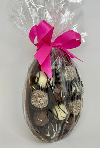 Copy of Leonidas Easter Half Dark Chocolate Egg Filled With Pure Liquid Liquors, 275g Approx Leonidas Kensington