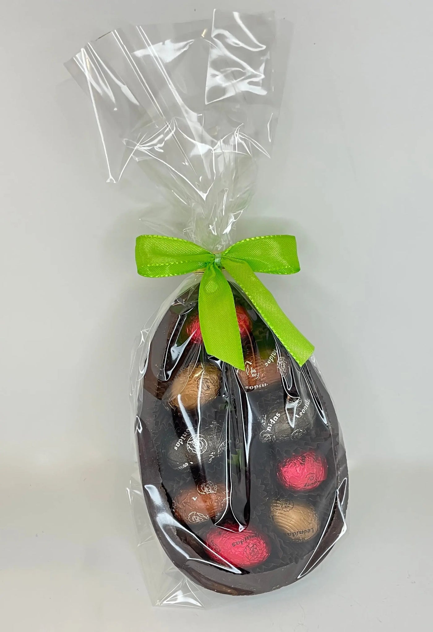 Copy of Leonidas Easter Set Of 2 Half Dark Chocolate Egg with Assorted Dark Mini Eggs, 180g Approx Leonidas Kensington