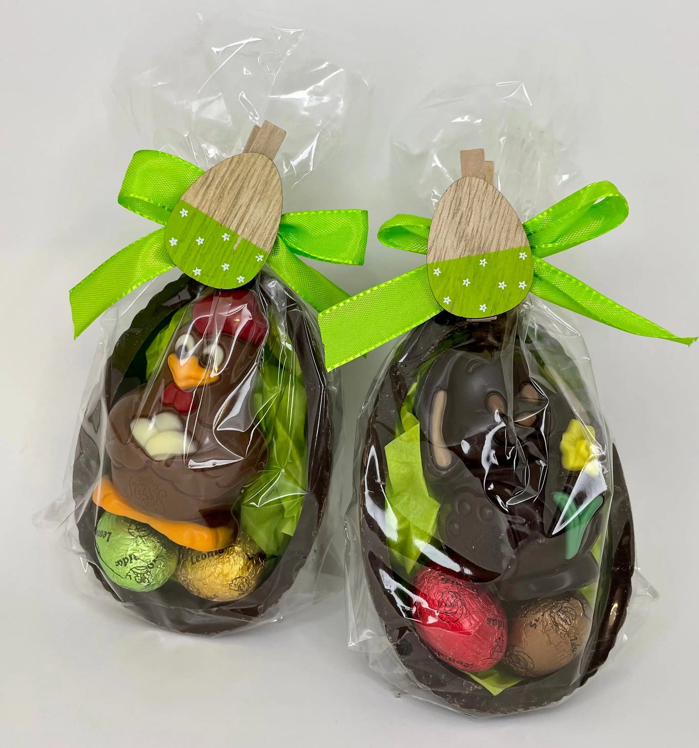 Copy of Leonidas Easter Set Of 2 Milk & Dark Chocolate Filled Half Eggs, 500g Leonidas Kensington