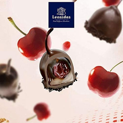 Dark Leonidas Belgian Chocolate Covered Cherries in Liquor Cream, 22 Piece Cerisette in a Dora Gift Box. freeshipping - Leonidas Kensington