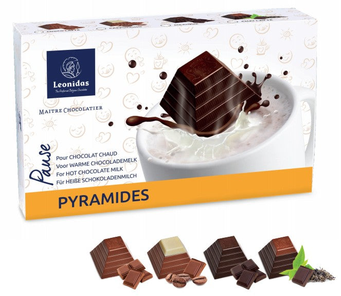 Leonidas 8 Pyramids For Hot Chocolate Gift Box, 210 g