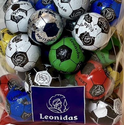 Leonidas Assorted Mini Chocolate Footballs, 35pc (420g Approx) freeshipping - Leonidas Kensington