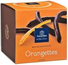 Leonidas Candied Chocolate Orange Peel, Belgian Dark Chocolate Orangettes, Gluten Free Gifts, 200g each, Set of 2 freeshipping - Leonidas Kensington