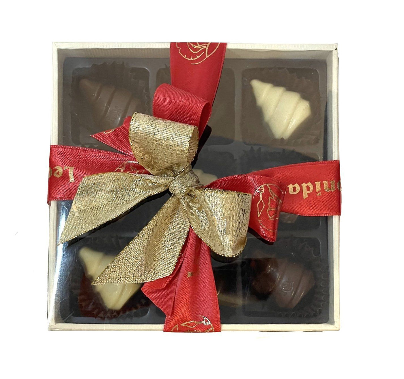 Leonidas Christmas Box Assorted Chocolate Trees Pralines, 9 pc Leonidas Kensington