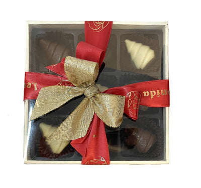 Leonidas Christmas Box Assorted Chocolate Trees Pralines, 9 pc Leonidas Kensington