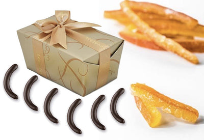 Leonidas Dark Chocolate Candied Orange Peel / Orangettes Ballotin Box freeshipping - Leonidas Kensington