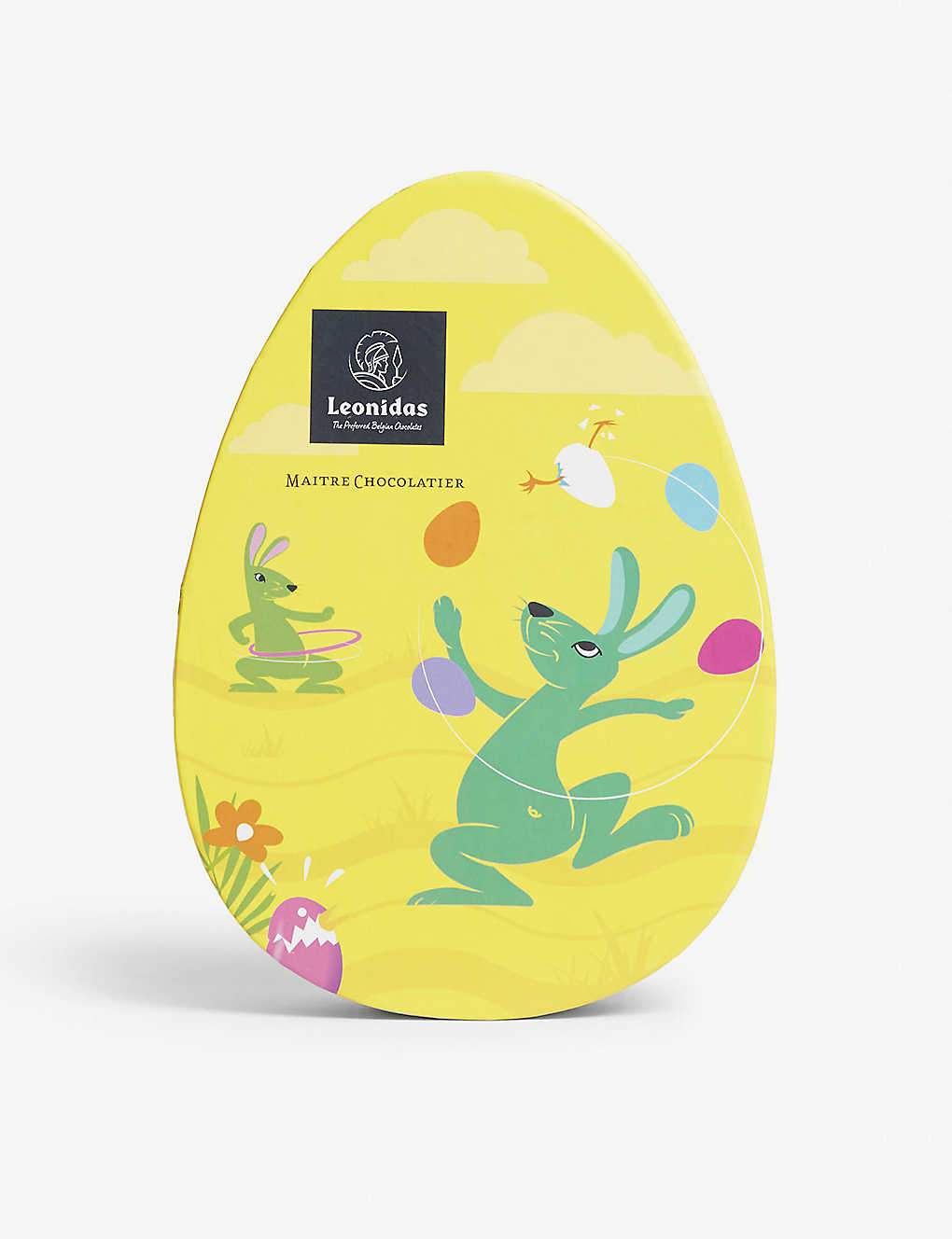 Leonidas Easter Bunny Yellow Oval Gift box, 30 pc Assorted freeshipping - Leonidas Kensington