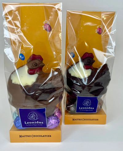 Leonidas Easter Chocolate Chicken With 05 mini Eggs, 150g Leonidas Kensington