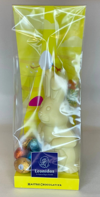 Leonidas Easter Chocolate Hollow Bunny With mini Eggs, 210g Leonidas Kensington