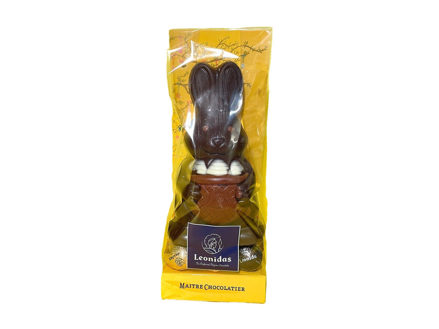 Leonidas Easter Dark Chocolate Hollow Bunny With mini Eggs, 160g freeshipping - Leonidas Kensington