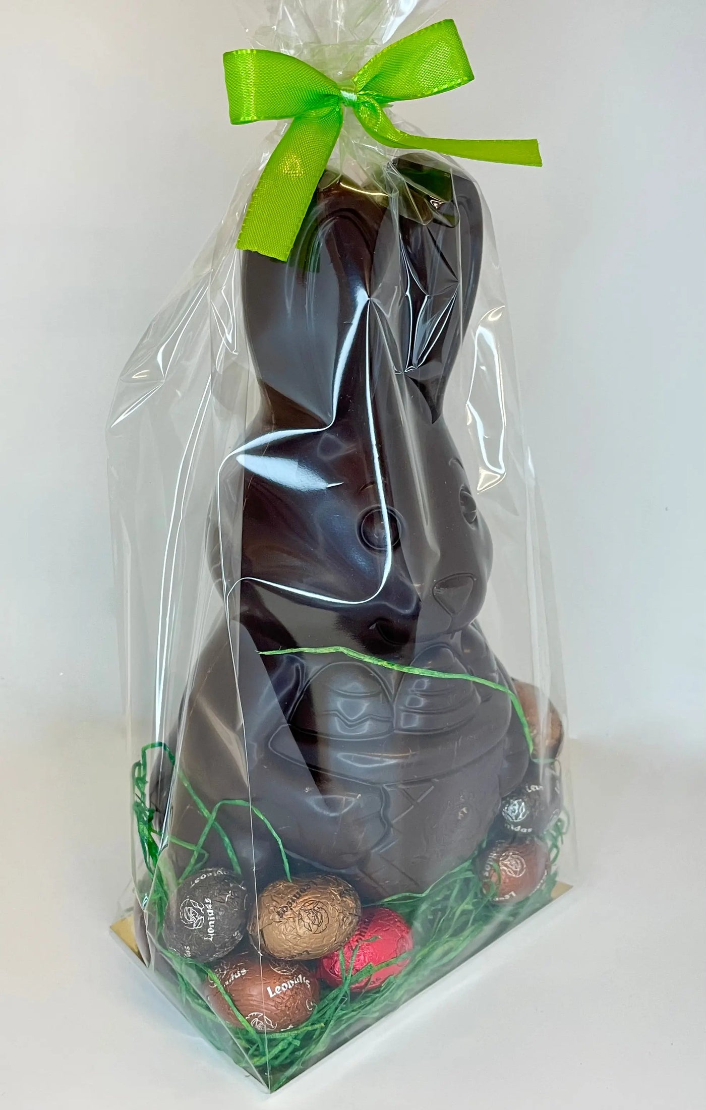Leonidas Easter Giant Dark Chocolate Hollow Bunny With 08 Mini Eggs, 520g - CLICK & COLLECT ONLY Leonidas Kensington