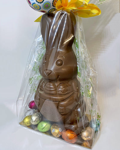 Leonidas Easter Giant Milk Chocolate Hollow Bunny With 12 Mini Eggs, 520g - CLICK & COLLECT ONLY freeshipping - Leonidas Kensington