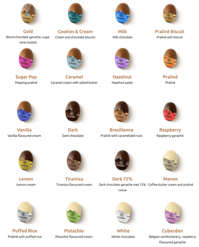 Leonidas Easter Half White Chocolate Egg With Novelty & Mini Eggs, 330g freeshipping - Leonidas Kensington