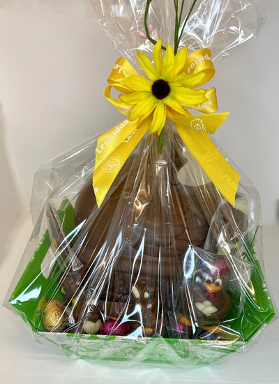 Leonidas Easter Hen Hamper, 620g Approx - CLICK AND COLLECT ONLY Leonidas Kensington