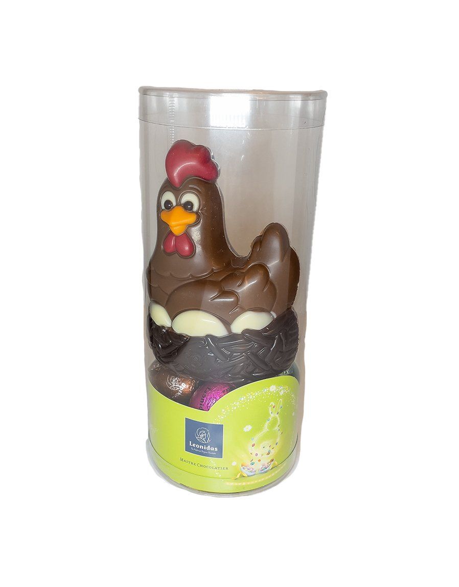 Leonidas Easter Hollow Chicken On Nest With 14 Assorted Mini Eggs, 220g freeshipping - Leonidas Kensington