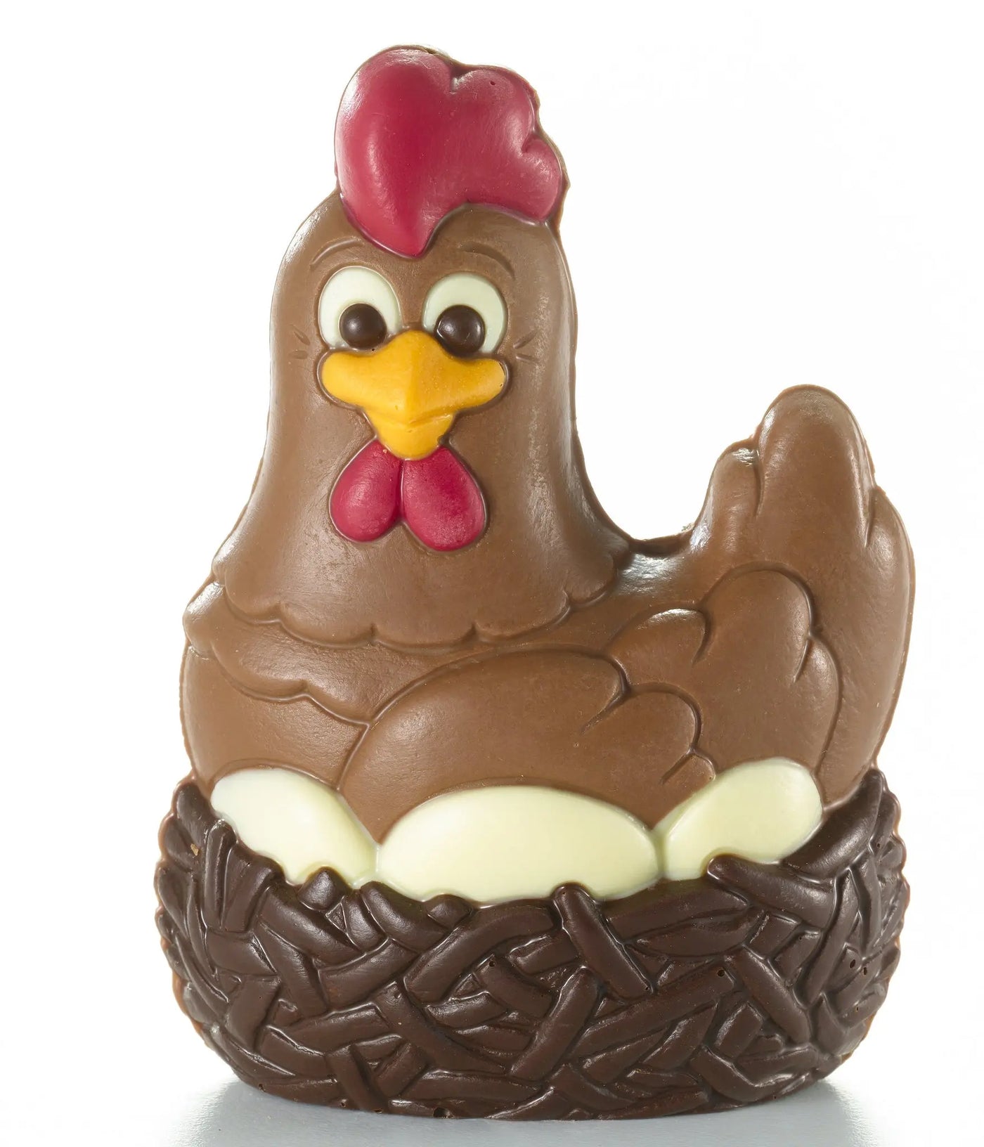 Leonidas Easter Hollow Chicken On Nest With 14 Assorted Mini Eggs, 220g Leonidas Kensington