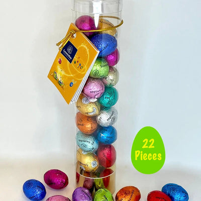 Leonidas Easter Mini Eggs Cello Tube, 22 pc Assorted Leonidas Kensington
