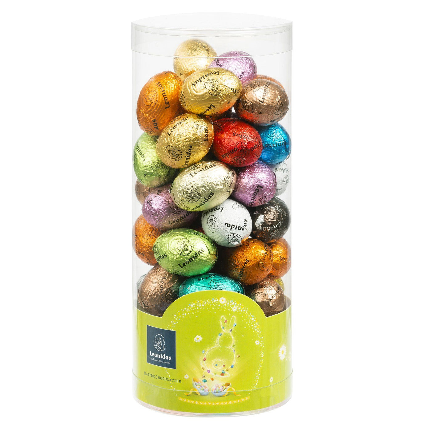 Leonidas Easter Mini Eggs Cello Tube, 50 pc Assorted freeshipping - Leonidas Kensington