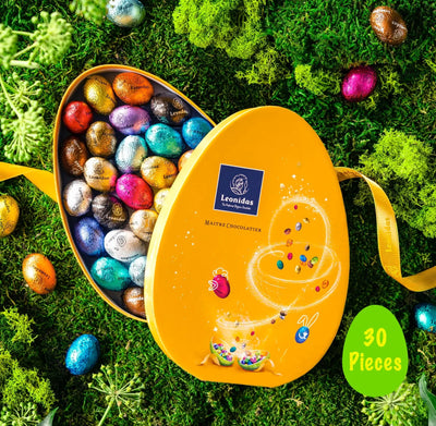 Leonidas Easter Oval Gift box, 30 pc Mini Eggs Assorted Leonidas Kensington