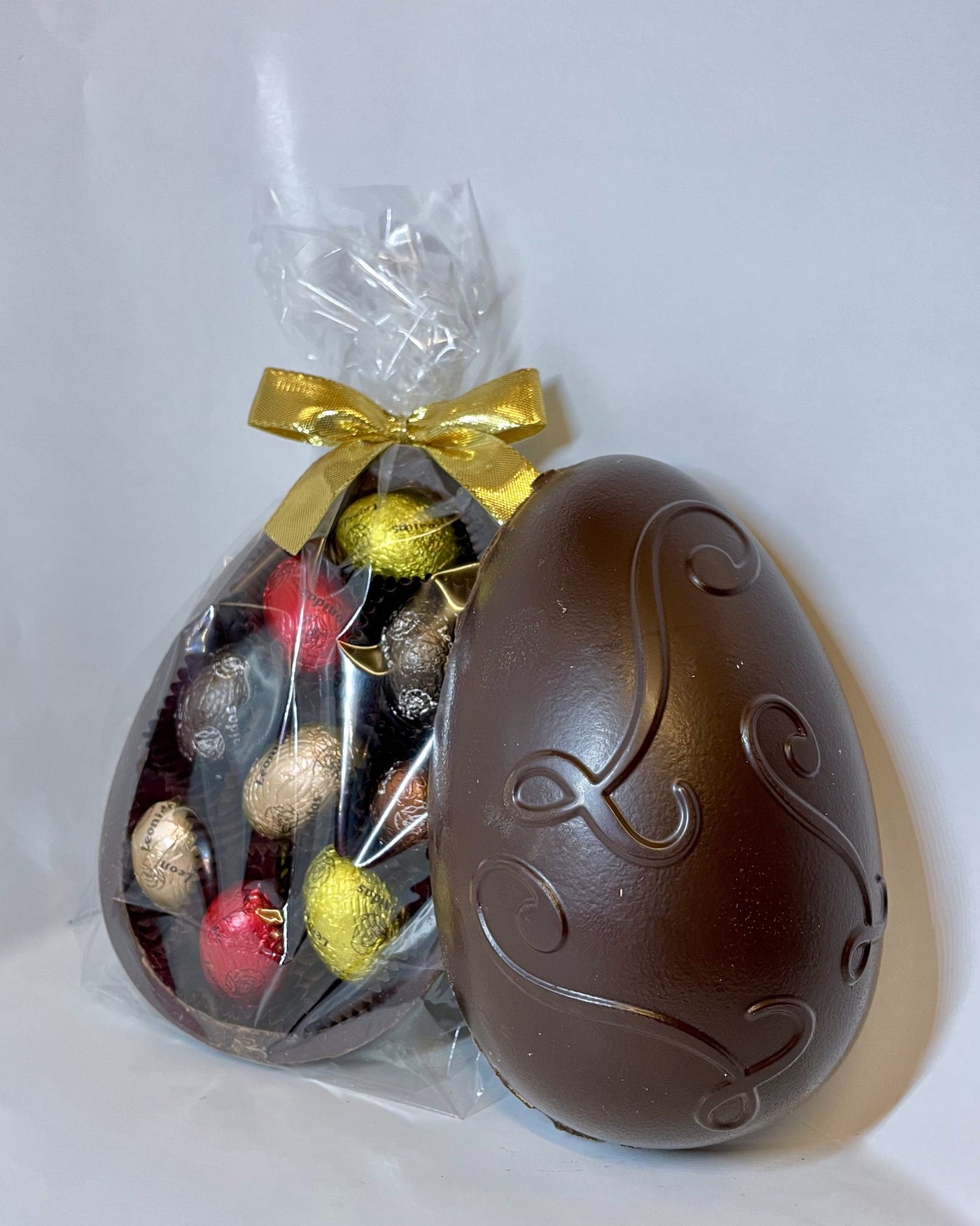 Leonidas Easter Set Of 2 Half Dark Chocolate Eggs, 360g freeshipping - Leonidas Kensington