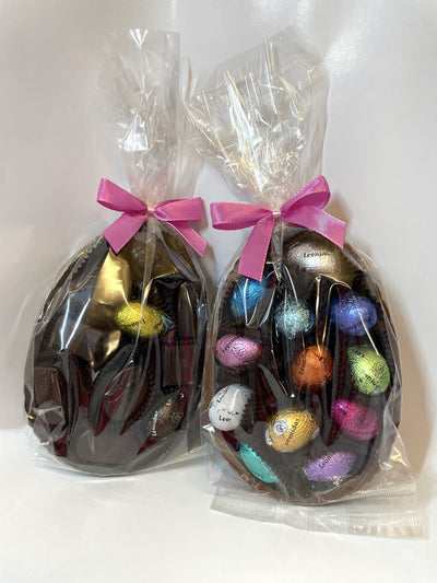 Leonidas Easter Set Of 2 Milk & Dark Chocolate Filled Half Eggs, 500g freeshipping - Leonidas Kensington