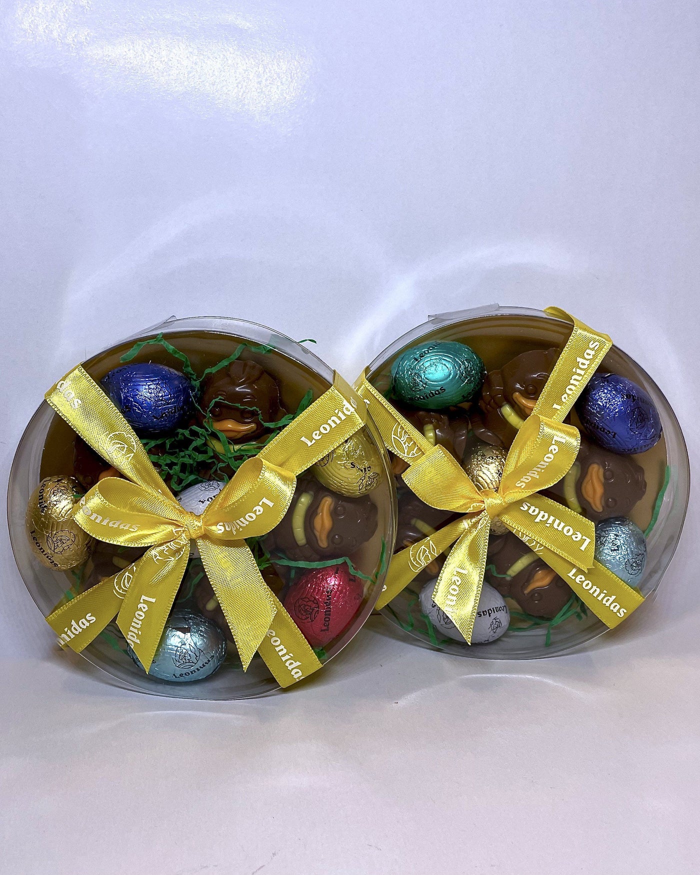 Leonidas Easter Set Of 2 Round Cello With Flat Chocolates And Mini Eggs, 250g freeshipping - Leonidas Kensington