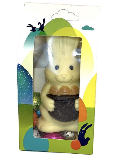 Leonidas Easter White Chocolate Hollow Bunny With Mini Eggs, 220g freeshipping - Leonidas Kensington