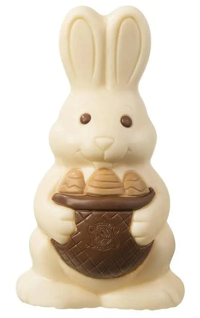 Leonidas Easter White Chocolate Hollow Bunny With mini 03 Eggs, 130g Leonidas Kensington