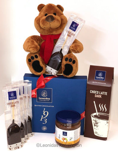 Leonidas Gift Hamper, Box Assorted 16 Pc, Chocolate Hazelnuts Spread, Hot Chocolate, Bear freeshipping - Leonidas Kensington