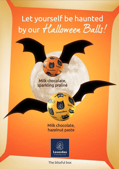 Leonidas Halloween Milk Chocolate Balls, 20 pc freeshipping - Leonidas Kensington