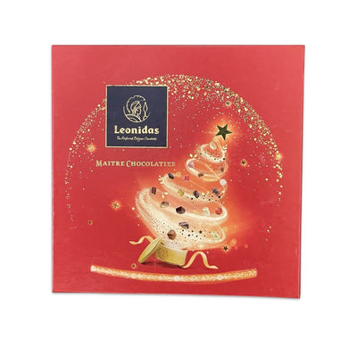 Leonidas Heritage Christmas Themed Gift Box with 16 Assorted Chocolates, 230g Approx freeshipping - Leonidas Kensington