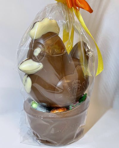 Leonidas Milk Chocolate Easter Hen On The Nest With Assorted Mini Eggs - CLICK AND COLLECT ONLY freeshipping - Leonidas Kensington