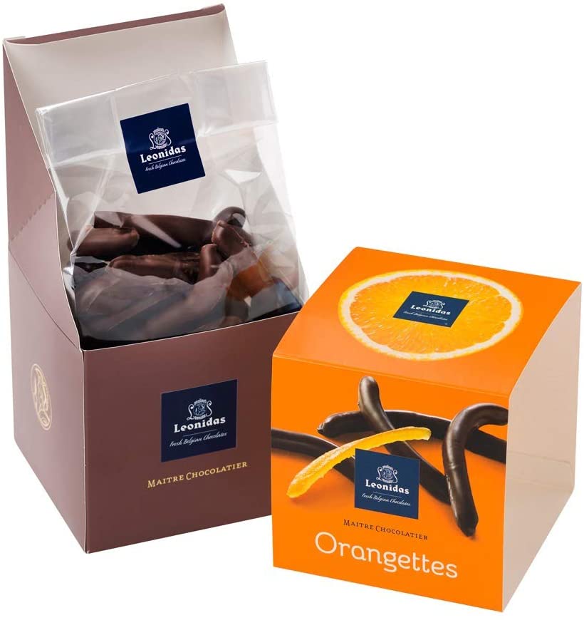 Leonidas Orangettes, Candied Orange Peel Coated in Rich Dark Chocolate. freeshipping - Leonidas Kensington
