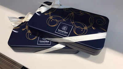 Leonidas Premium Assortment of 8 Fresh Leonidas Belgian Chocolates in a Signature Gift Tin , Set of 2. freeshipping - Leonidas Kensington