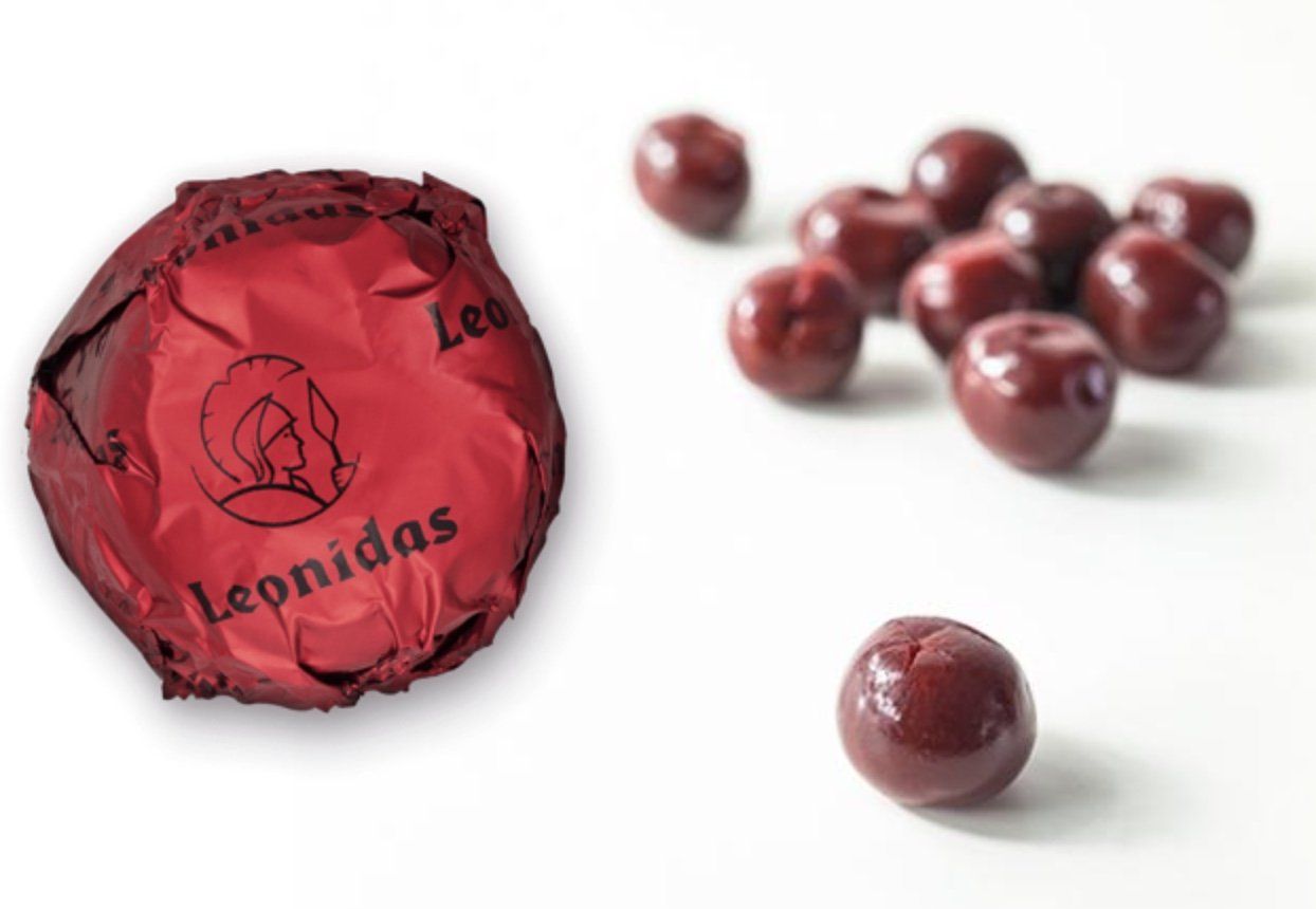 Leonidas Premium Dark Cherry Liquour Indulgent Chocolate Gift Leonidas Kensington