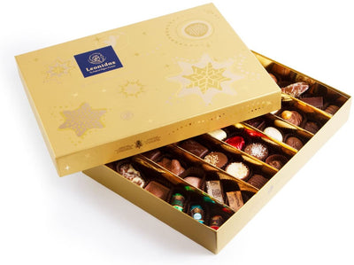Leonidas Prestige Box in Christmas Colours with a Delicious Assortment of 30 Chocolates, 430g freeshipping - Leonidas Kensington