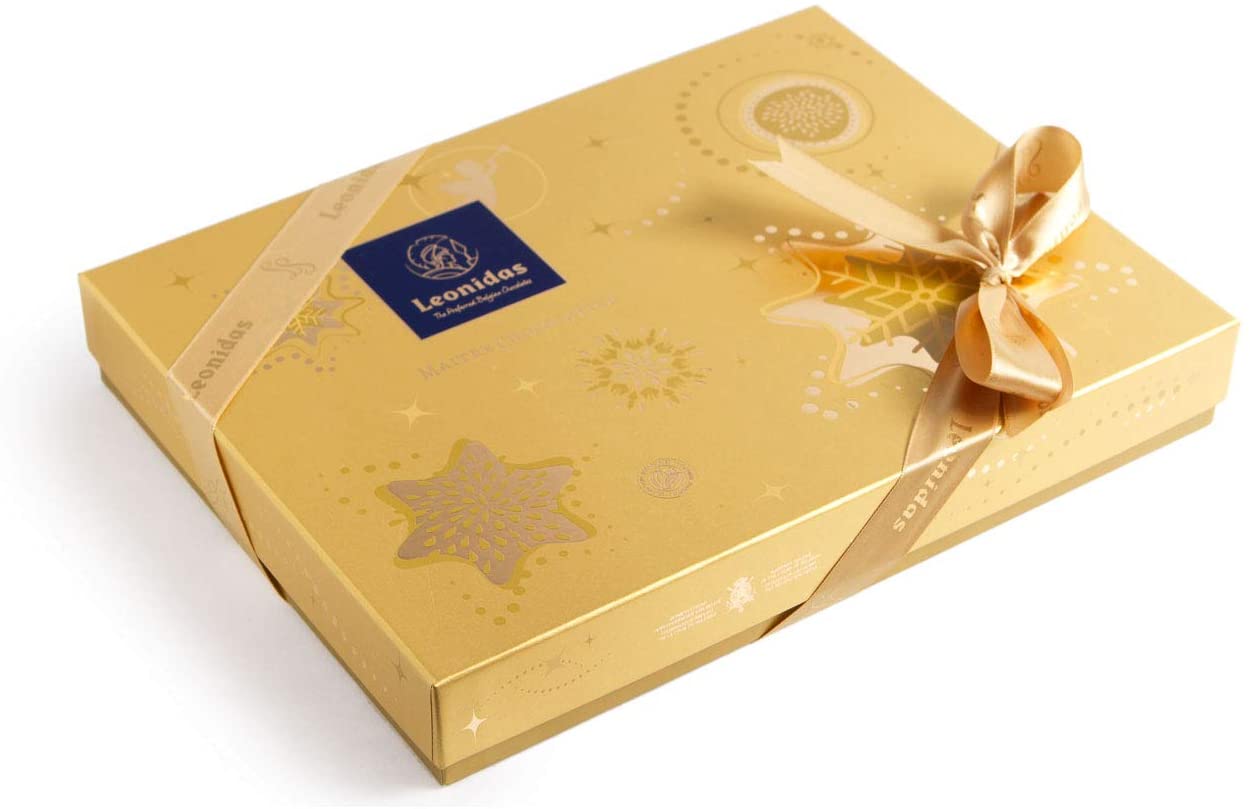 Leonidas Prestige Box in Christmas Colours with a Delicious Assortment of 30 Chocolates, 430g freeshipping - Leonidas Kensington